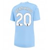 Manchester City Bernardo Silva #20 Hjemmedrakt Kvinner 2023-24 Kortermet